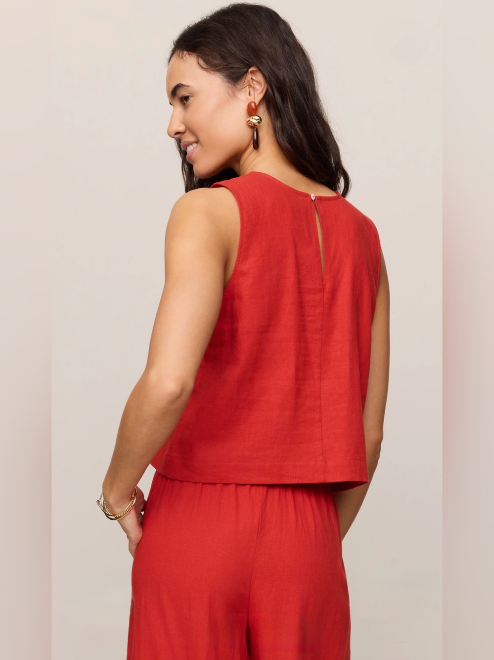 Chaser Viscose Linen Riley Tank - Picture 3 of 14